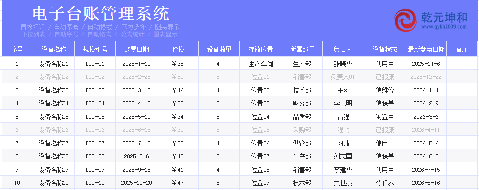 电子台账管理系统概述
