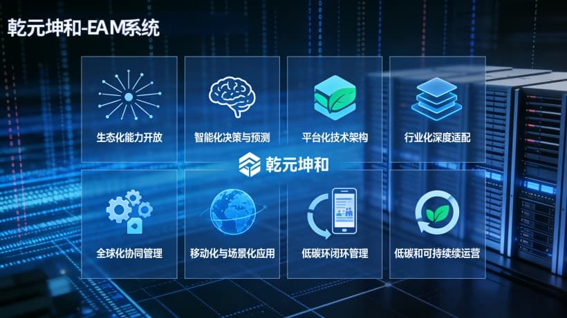 EAM（企业资产管理）系统正朝着智能化、平台化、行业化、全球化方向加速演进
